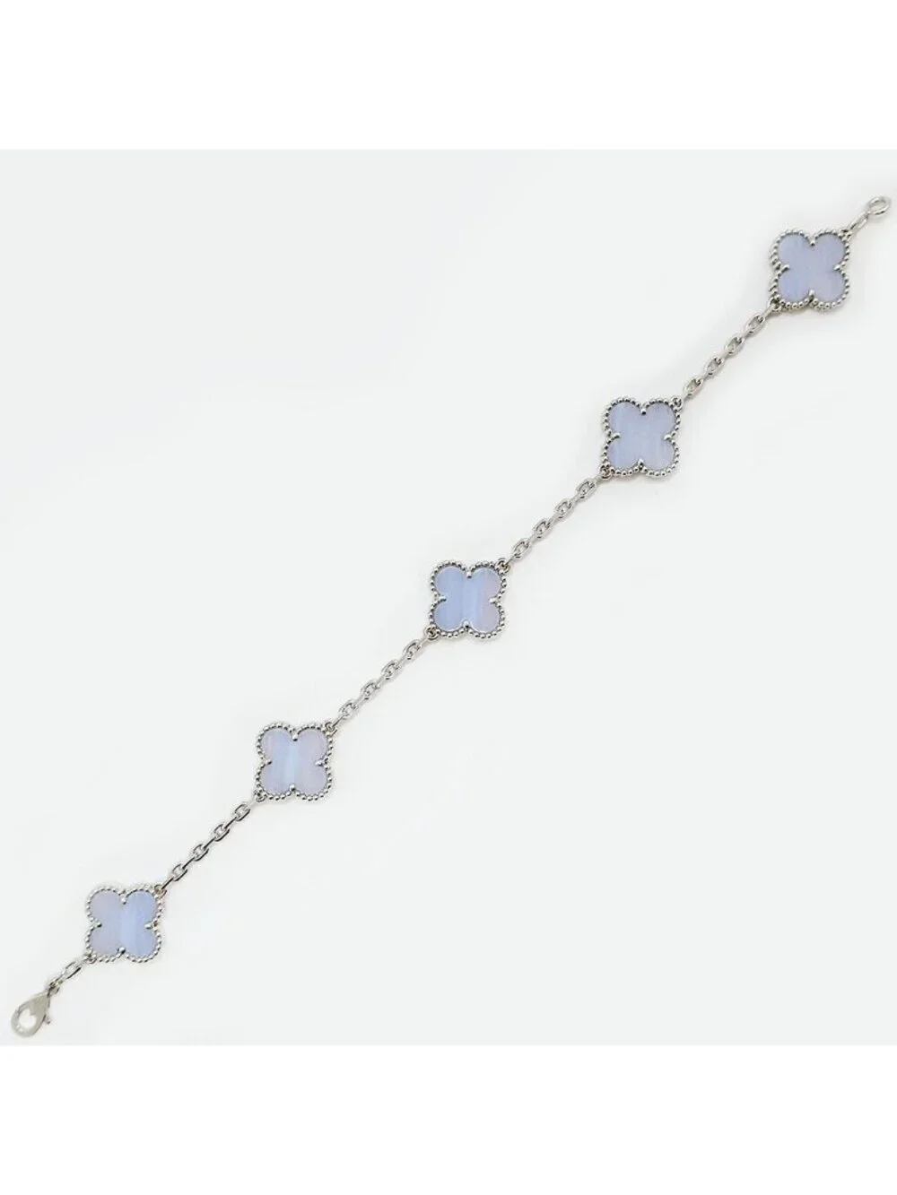 Van Cleef & Arpels Vintage Alhambra Bracelet Chalcedony